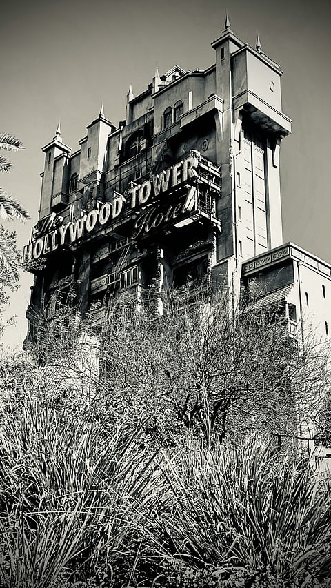 The Hollywood Tower inside Disney's Hollywood Studios