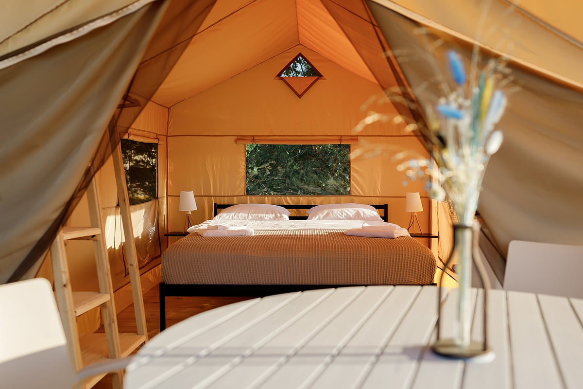 A key focus of the ongoing development is creating a luxury tent area for visitors