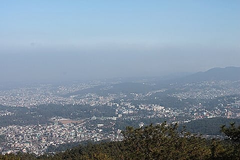 The view from Shillong Peak