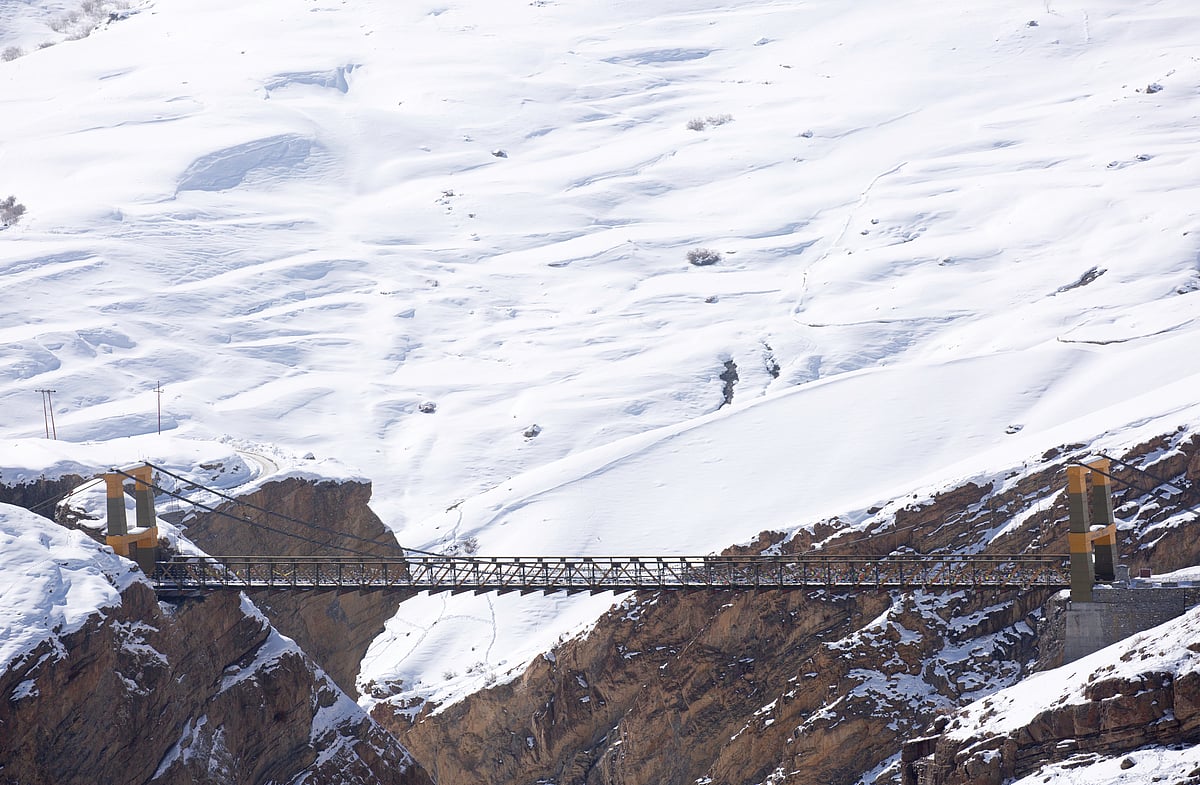A view of Chicham Bridge