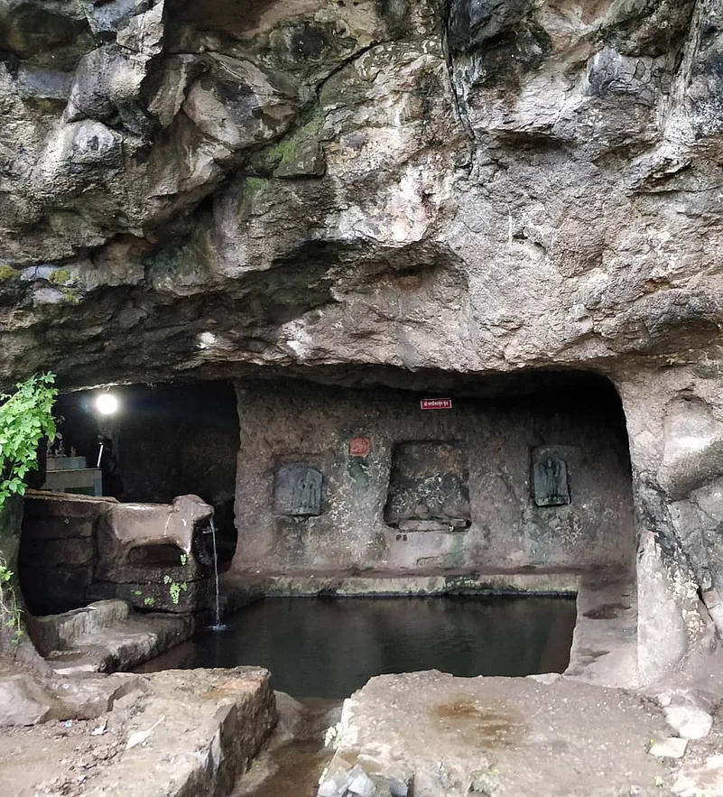 A view of Rajpuri Caves