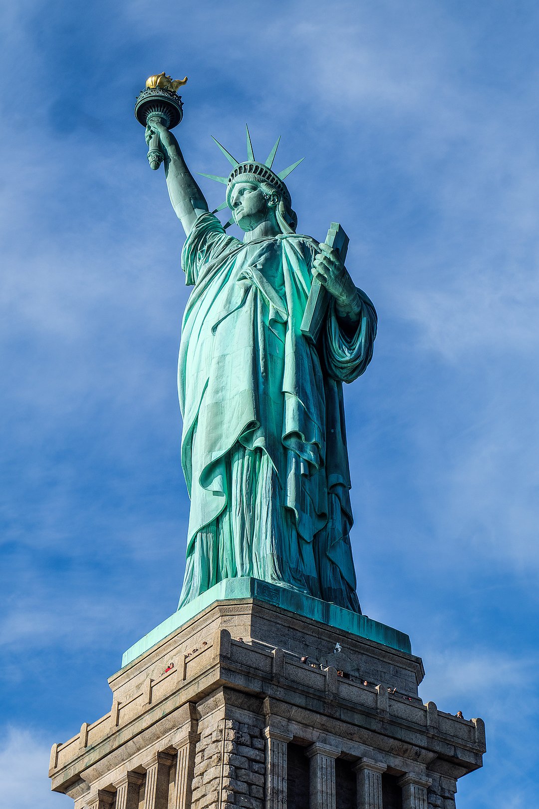 The iconic Statue of Liberty