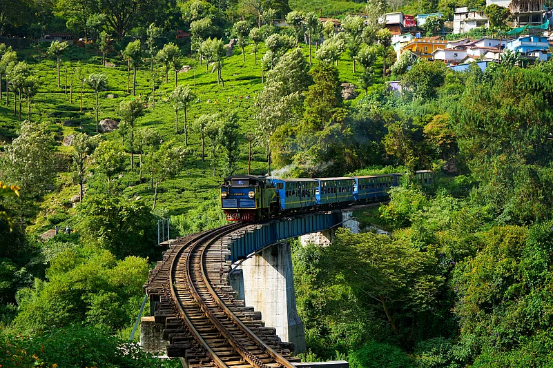 The Ooty Mountain Railway in Ooty
