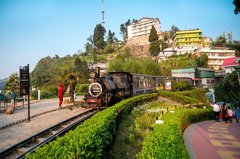 The Darjeeling Heritage Railway is on the UNESCO World Heritage Site list - Abhishek Sah Photography/Shutterstock
