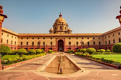 Shutterstock : The North Block of the building of the Secretariat, New Delhi