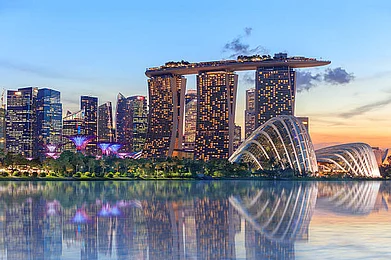 iStock : A panoramic view of Singapore