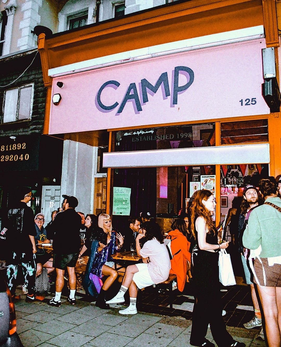 CAMP is a vibrant space designed to celebrate the towns flourishing LGBTQ+ community