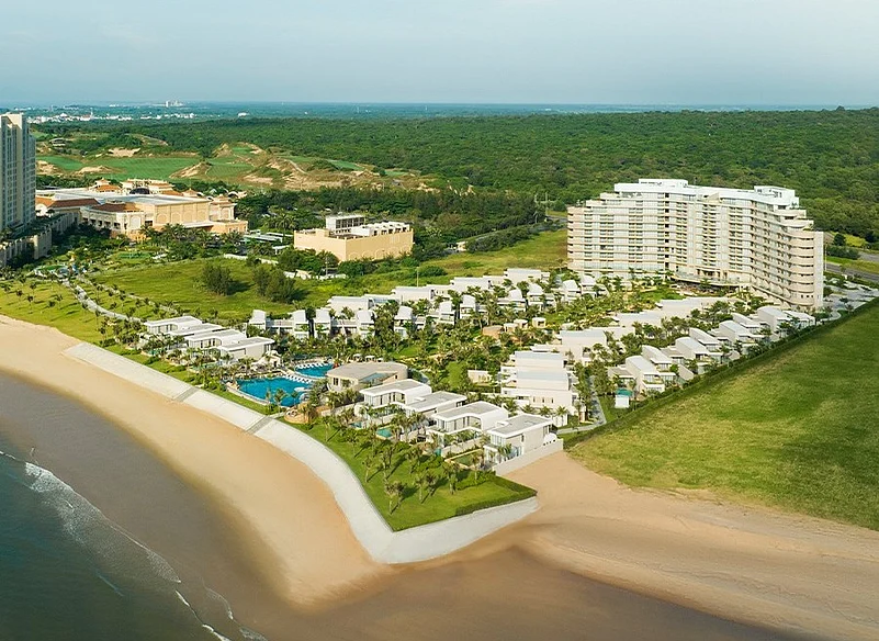 An aerial view of Ixora Ho Tram by Fusion