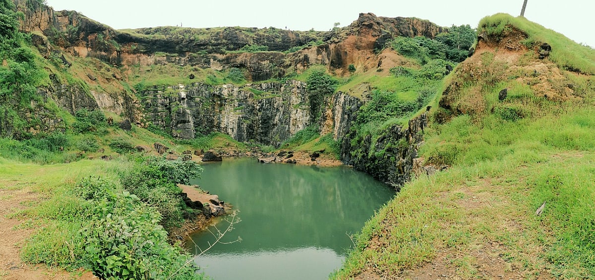 The steepness of the lake