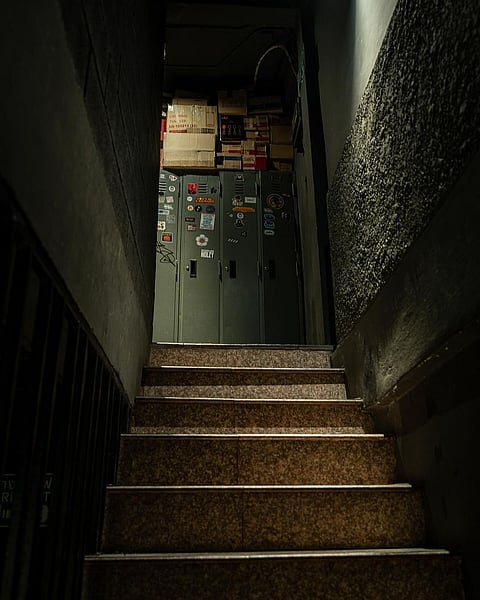 Find The Locker Room is hidden in plain sight behind a room full of lockers
