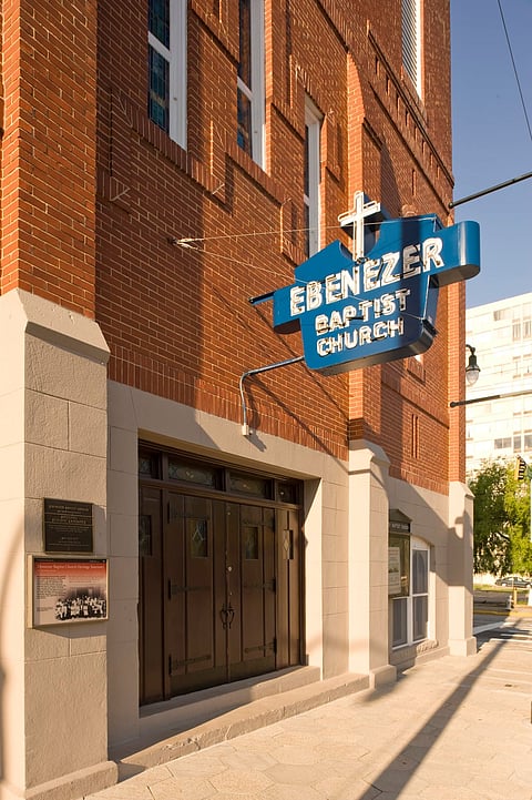 The Ebenezer Baptist Church in Atlanta