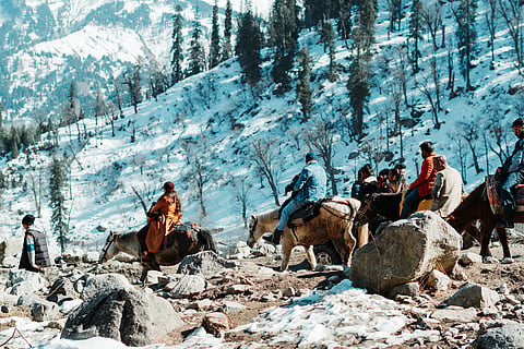 A view of the beautiful Solang Valley