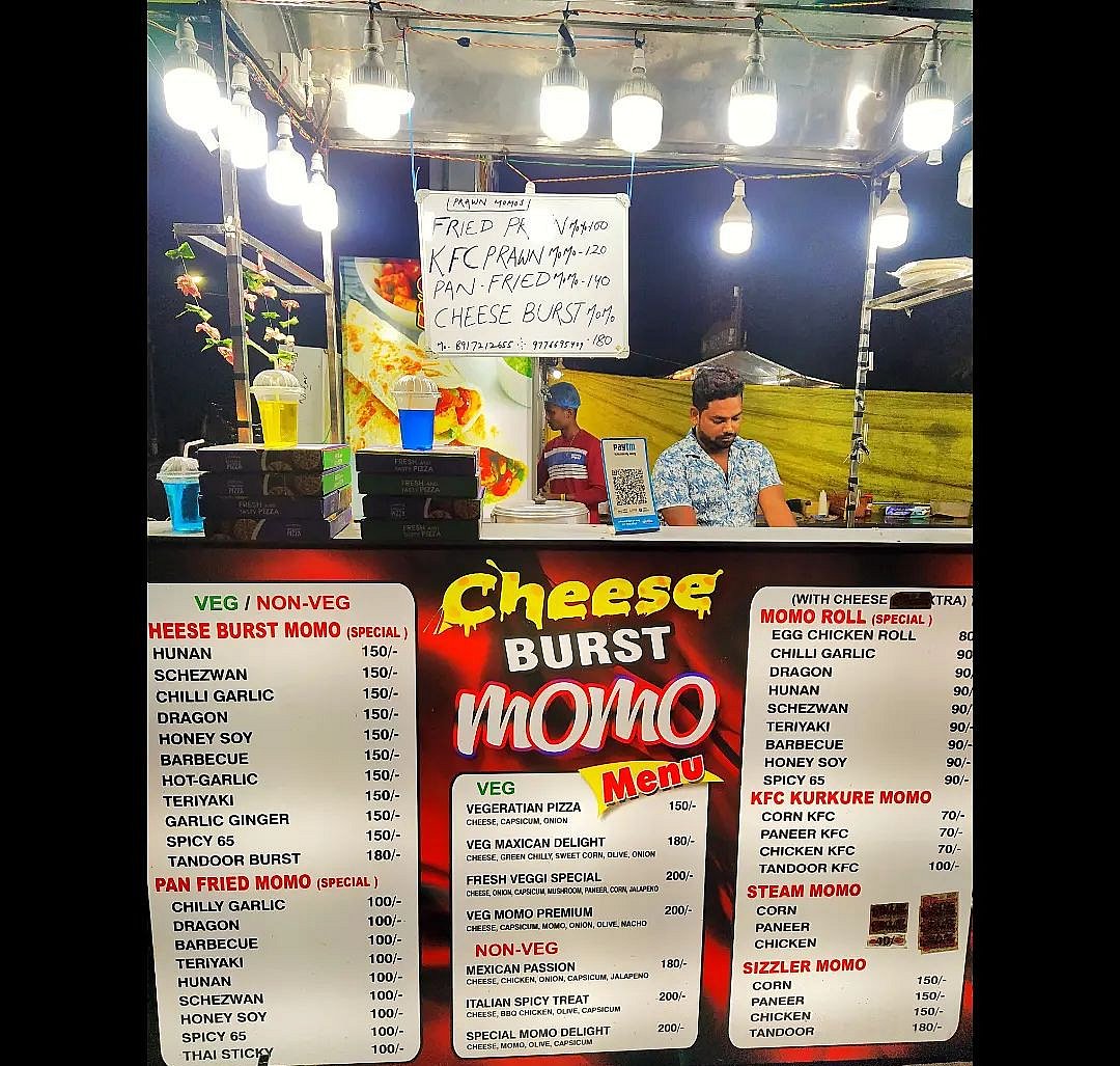 A stall at the Khao Gali in Bhubaneswar