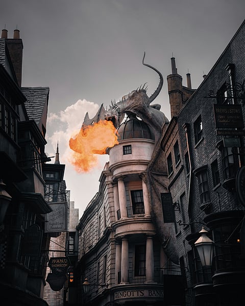 A view inside the Universal Studios Florida