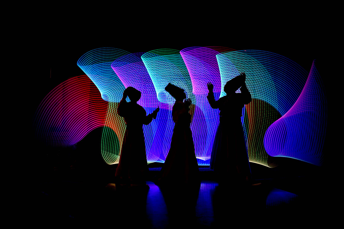 Shutterstock : Dancers at a Sufi music night
