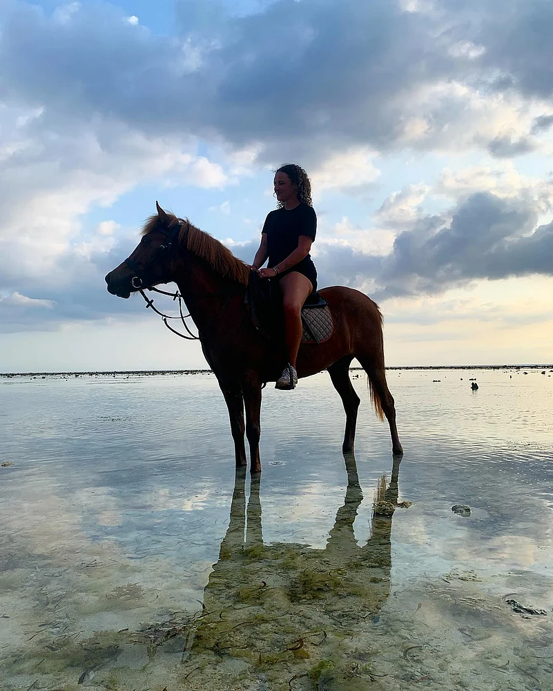 Horse riding on Gili Trawangan