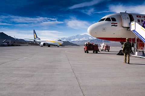 There have been around 20 flight cancellations since July 27, 2024 at Kushok Bakula Rimpochee Airport