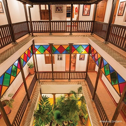 The space represents the best of traditional South Indian architecture