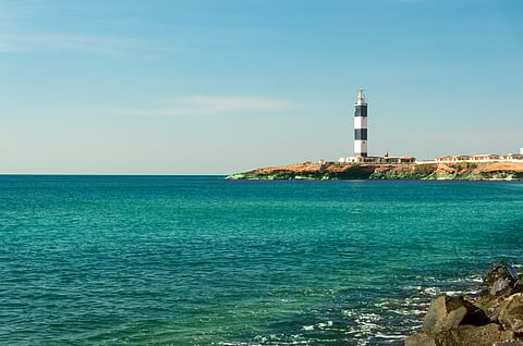 The Dwarka Lighthouse in Gujarat