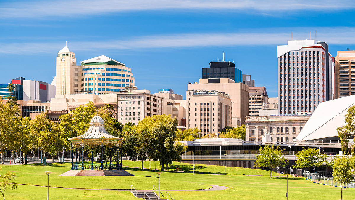 The city of Adelaide in South Australia