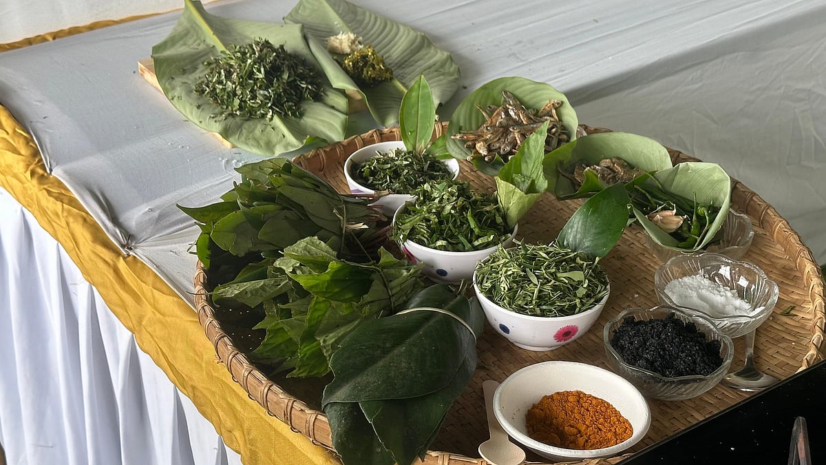 A display of local produce