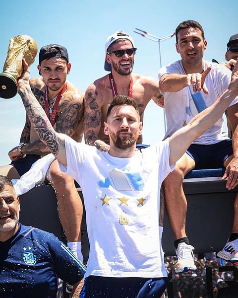 Messi in Buenos Aires