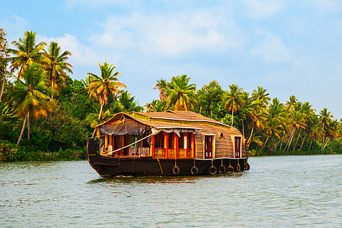 A houseboat in Alappuzha