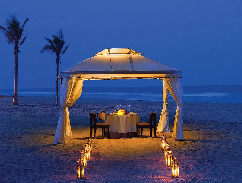 A private meal for two at the InterContinental Chennai Mahabalipuram Resort