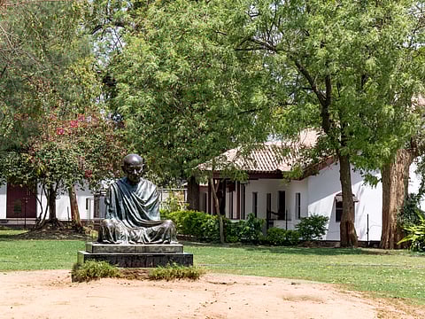 The Sabarmati Ashram stands as a monument to Gandhi’s life mission of truth and nonviolence