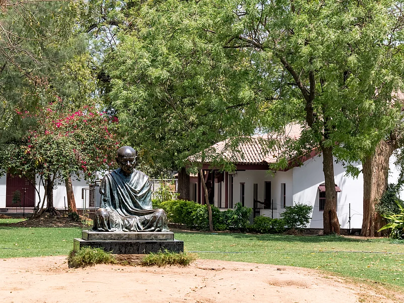 The Sabarmati Ashram stands as a monument to Gandhi’s life mission of truth and nonviolence