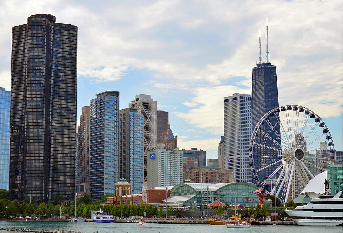 The Ferris Wheel in Chicago