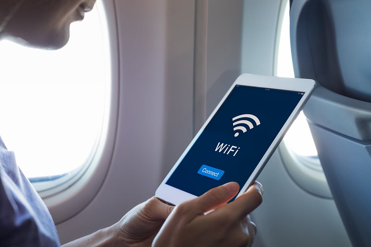 NicoElNino/Shutterstock : Vistara Airlines has made headlines by becoming the first Indian airline to offer free in-flight Wi-Fi on its international flights