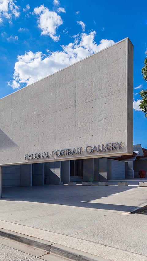 A view of the National Portrait Gallery