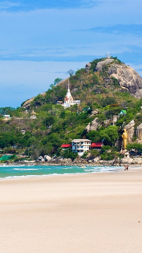 A view of the Hua Hin Beach