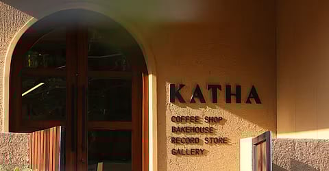 Katha Coffee and Bakehouse is a rustic cafe that serves unique artisanal blends