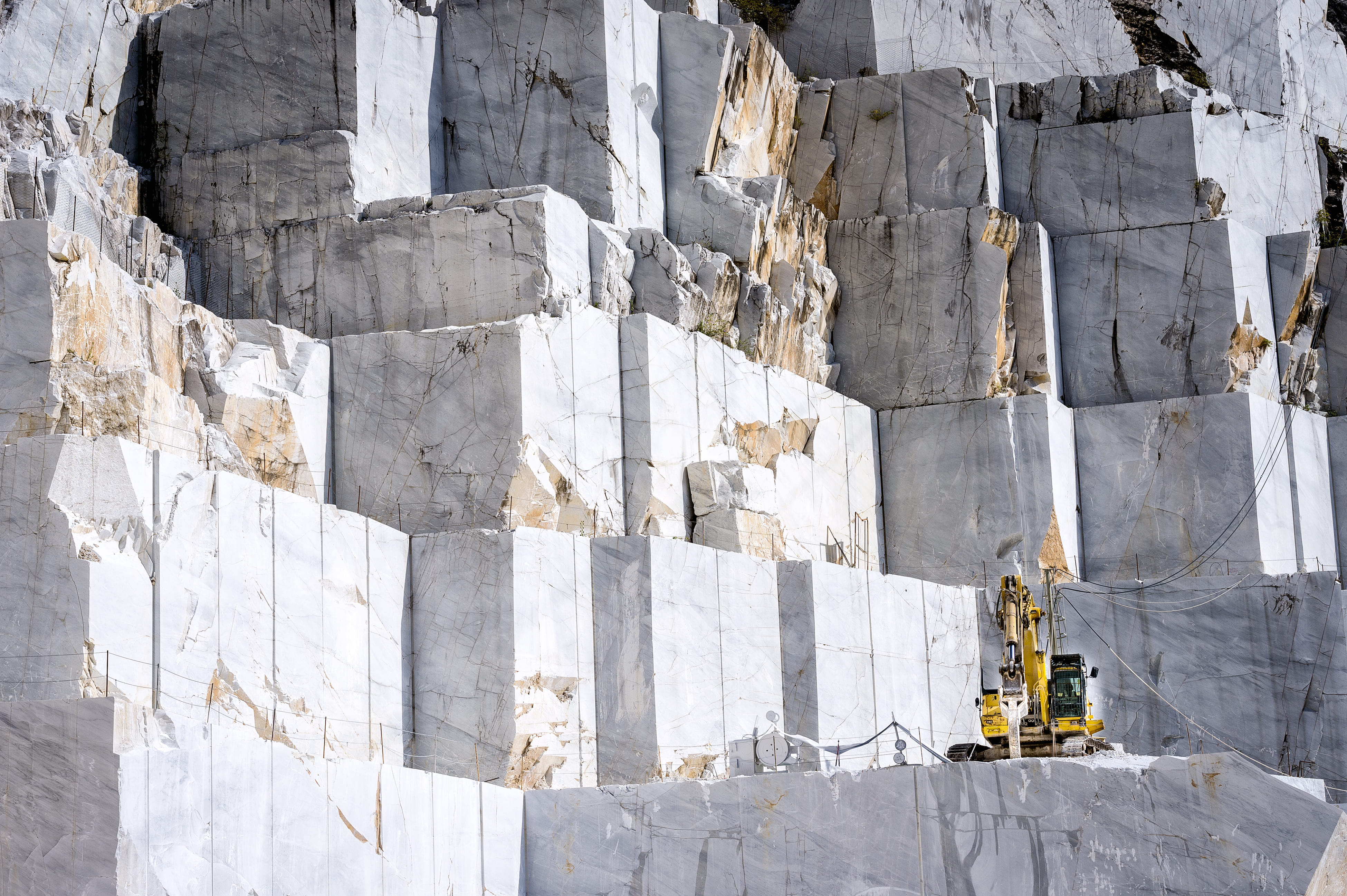 A marble quarry in Carrara