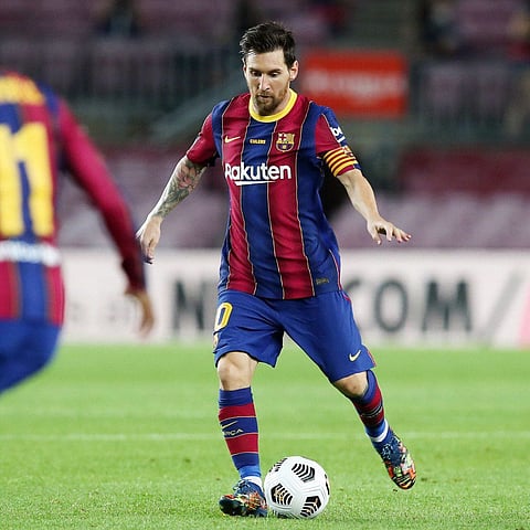 Messi at Camp Nou