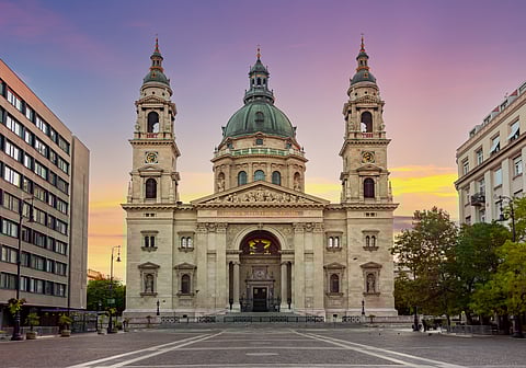 The dome of St Stephen’s Basilica can be accessed either by an elevator or 364 steps for a panoramic view of the city