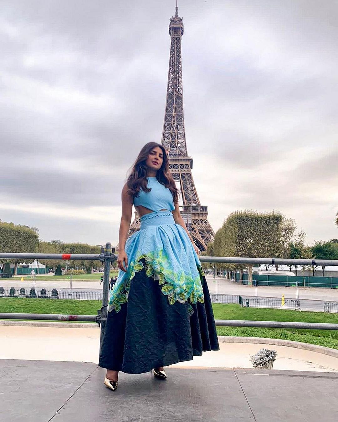 priyankachopra/instagram : Priyanka Chopra stands in the backdrop of the Eiffel Tower, Paris