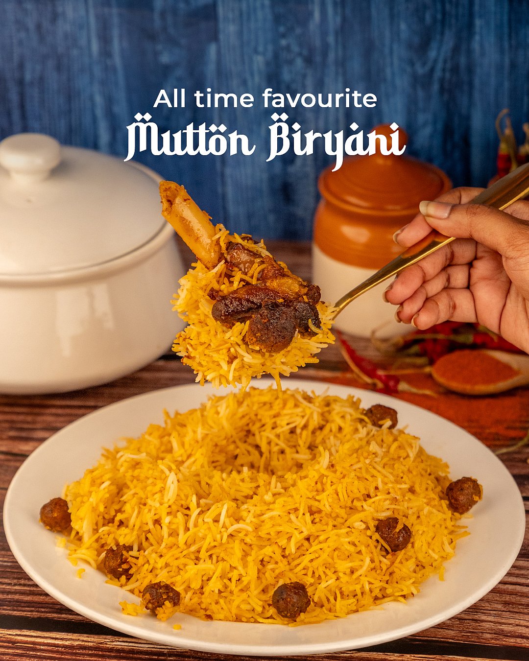 Mutton biryani at Royal