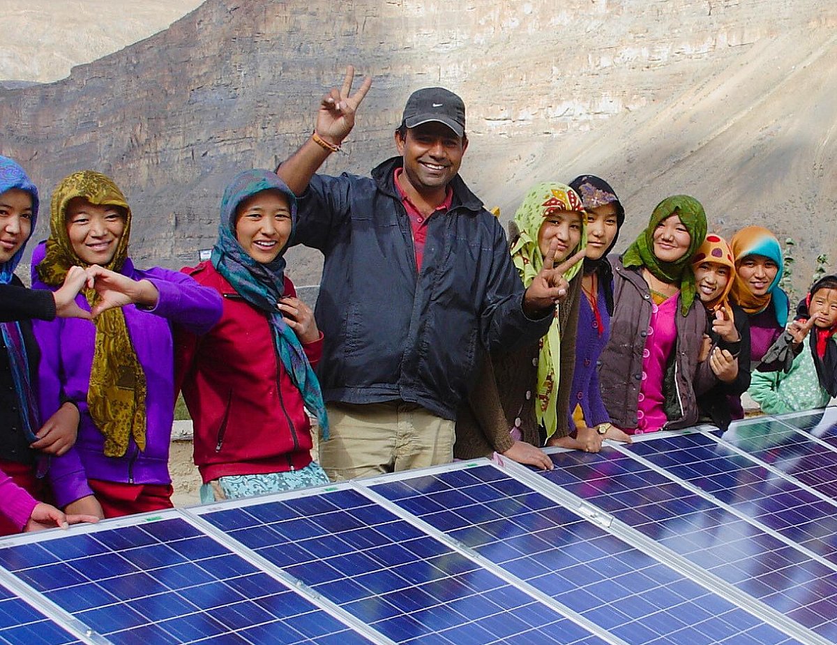 Volunteers at the Spiti Ecosphere can choose to help in building greenhouses and solar passive structures