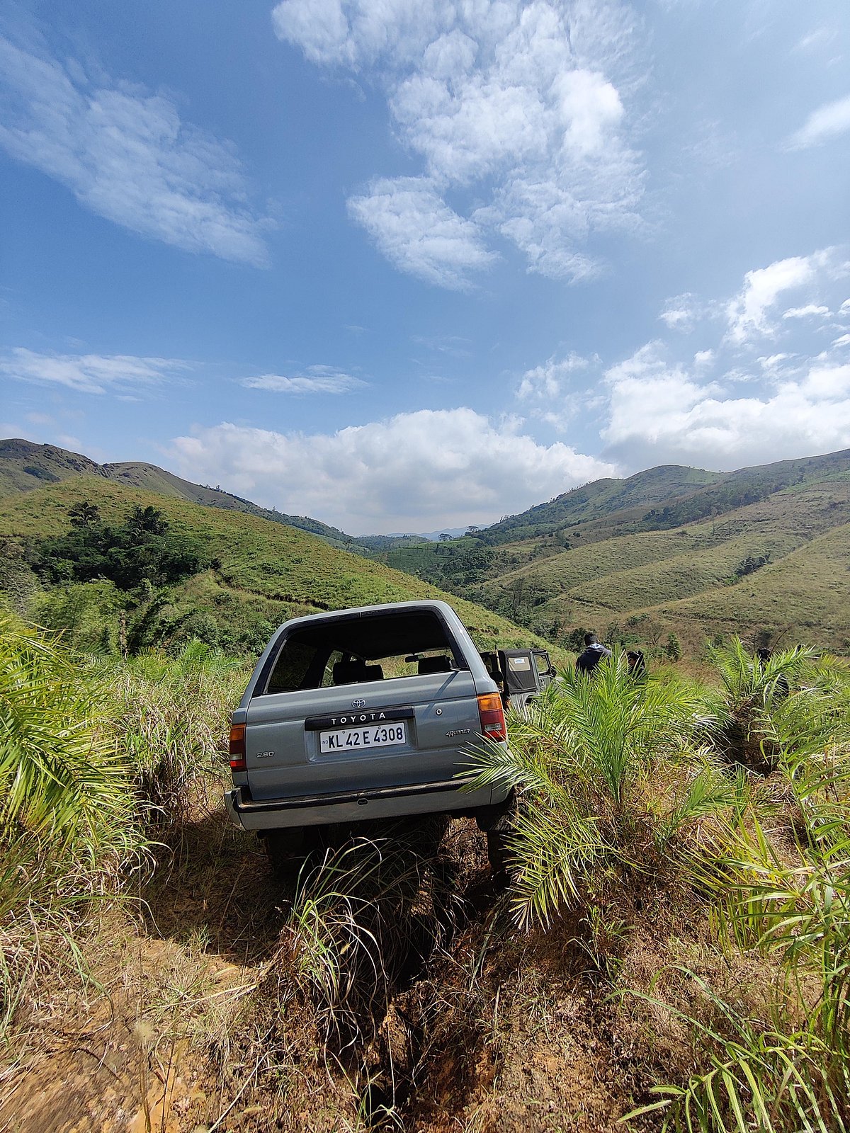 Off-roading in Vagamon, Kerala