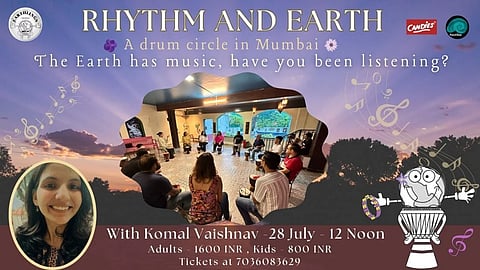 Rhythm and Earth is a drum circle that brings together a group of strangers to play music, dance and sing along for a fun time
