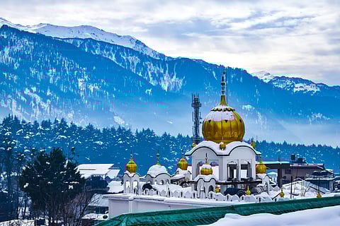 View of gurudwara in Manali