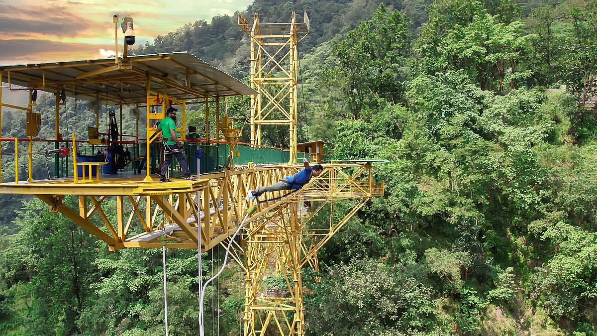 The Jumpin Heights company brought international bungee jumping standards with the highest levels of safety to India