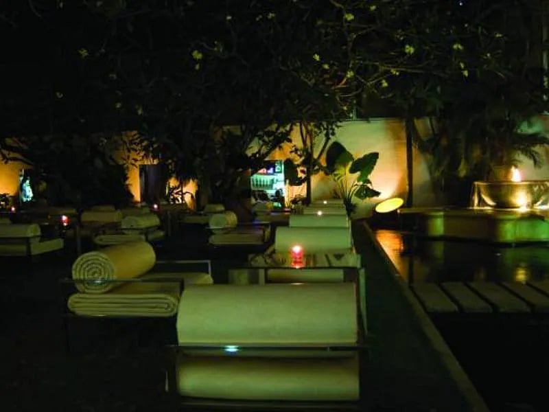 The outdoor space of the ZaZa Bar