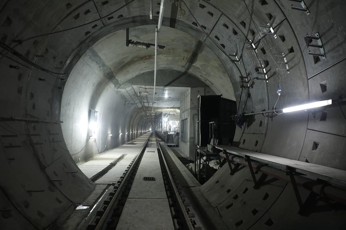 mmrcmumbai/Facebook : Tunnelling works for the Mumbai Metro have been fully completed