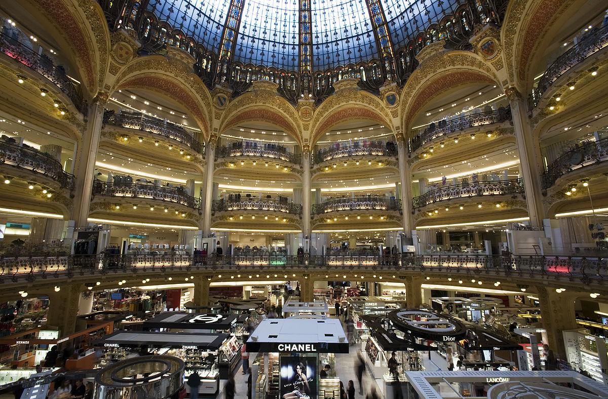 Inside the iconic Galeries Lafayette