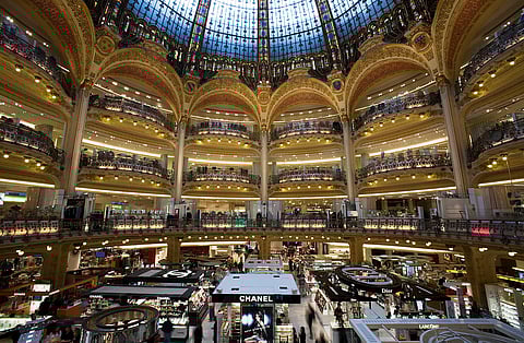 Inside the iconic Galeries Lafayette