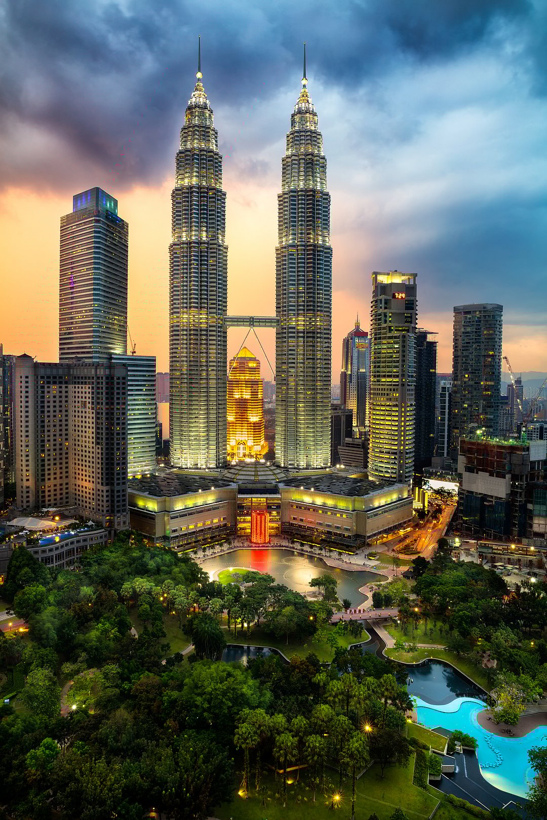 A beautiful view of Petronas Twin Towers